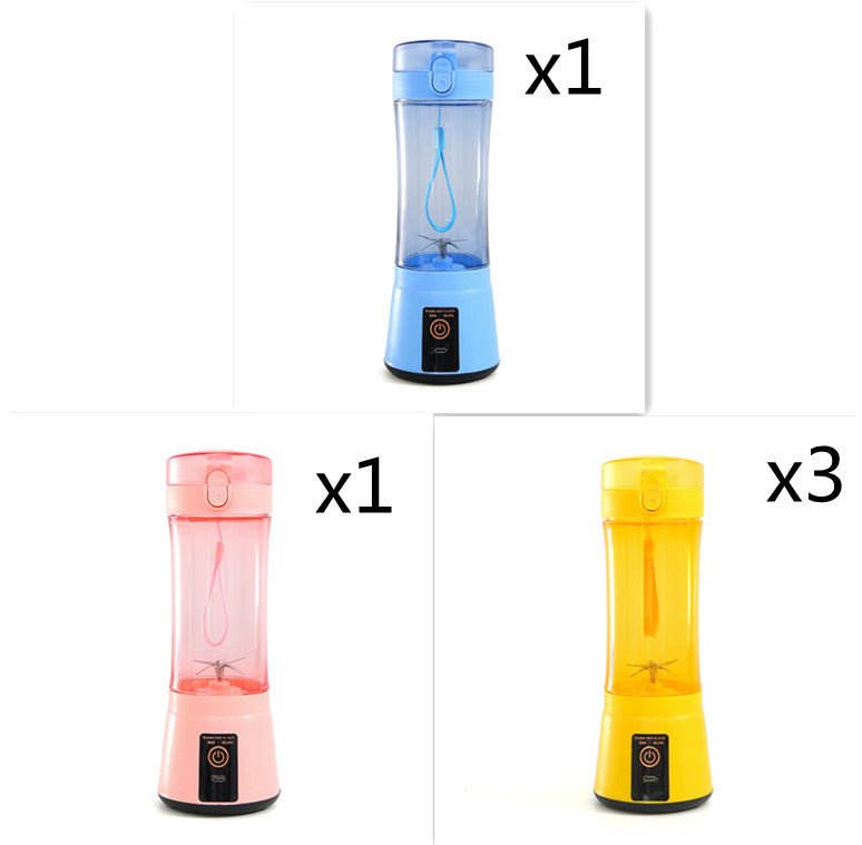 Portable Electric Fruit Juicer Wireless USB Rechargeable Mini Mixer Multifunction Summer Smoothie Blender Machine Kitchen Supplies - pokemac73549b9da19d0957a9f46d988802a59