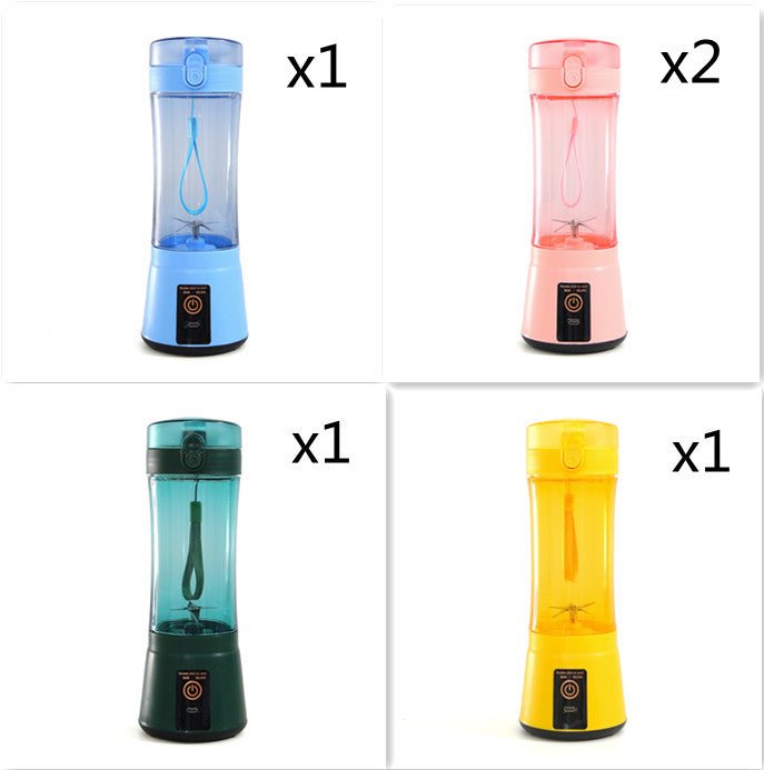 Portable Electric Fruit Juicer Wireless USB Rechargeable Mini Mixer Multifunction Summer Smoothie Blender Machine Kitchen Supplies - pokemaf5a814dc6df856ad4a24679aa508975b