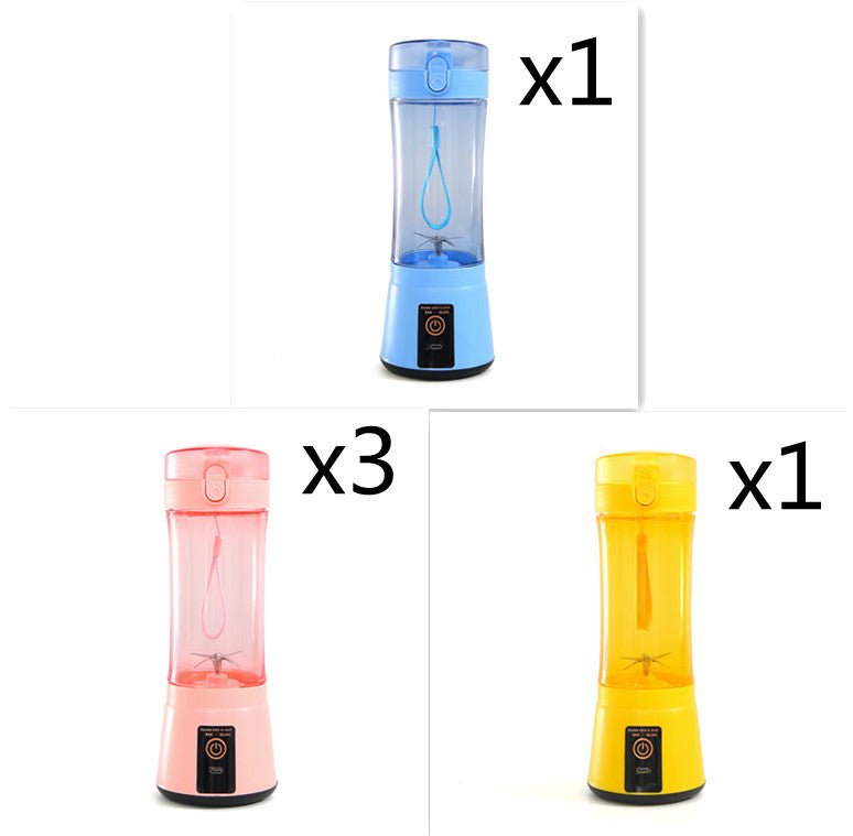 Portable Electric Fruit Juicer Wireless USB Rechargeable Mini Mixer Multifunction Summer Smoothie Blender Machine Kitchen Supplies - pokema70ce202ac5c6d1e32dd7089cb0837327