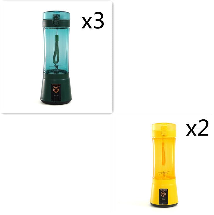 Portable Electric Fruit Juicer Wireless USB Rechargeable Mini Mixer Multifunction Summer Smoothie Blender Machine Kitchen Supplies - pokema1973b4944f75fc261bdfdd26ddf84aa9
