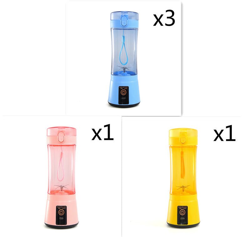 Portable Electric Fruit Juicer Wireless USB Rechargeable Mini Mixer Multifunction Summer Smoothie Blender Machine Kitchen Supplies - pokema1837998fe7c5e376e75aa3e1c3f1998a