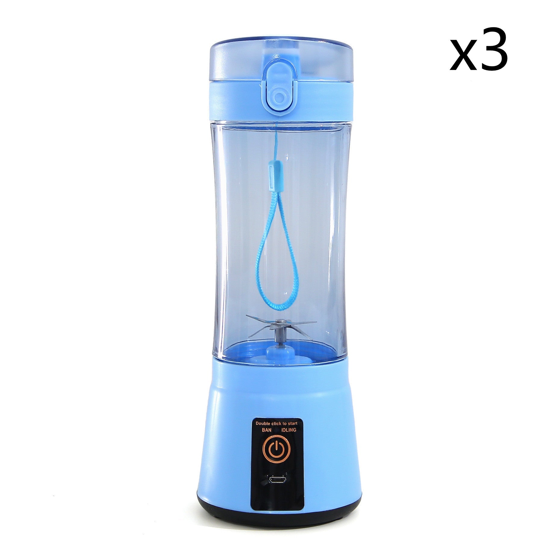 Portable Electric Fruit Juicer Wireless USB Rechargeable Mini Mixer Multifunction Summer Smoothie Blender Machine Kitchen Supplies - pokema5605c04d44abaadcb61b318506443fcb