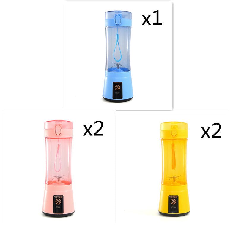 Portable Electric Fruit Juicer Wireless USB Rechargeable Mini Mixer Multifunction Summer Smoothie Blender Machine Kitchen Supplies - pokema4985f9d3c3195a694419907fb7d133ae