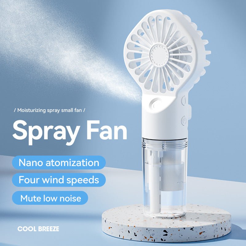 Portable Handheld Spray Fan 4-Speed Water Spray Mist Fan Summer Cooling Artifact USB Charging Summer Supplies Outdoor Mini Fan - pokemafe19e21fee440dc2f14d585916cdb3bf