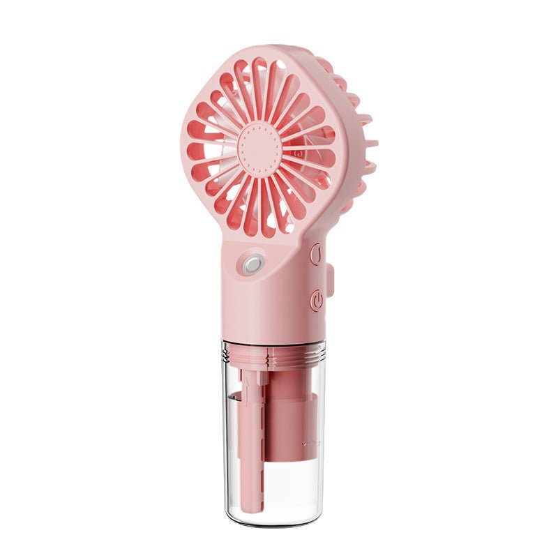 Portable Handheld Spray Fan 4-Speed Water Spray Mist Fan Summer Cooling Artifact USB Charging Summer Supplies Outdoor Mini Fan - pokemac42e231908f3f9c5e09516d67ee208b7