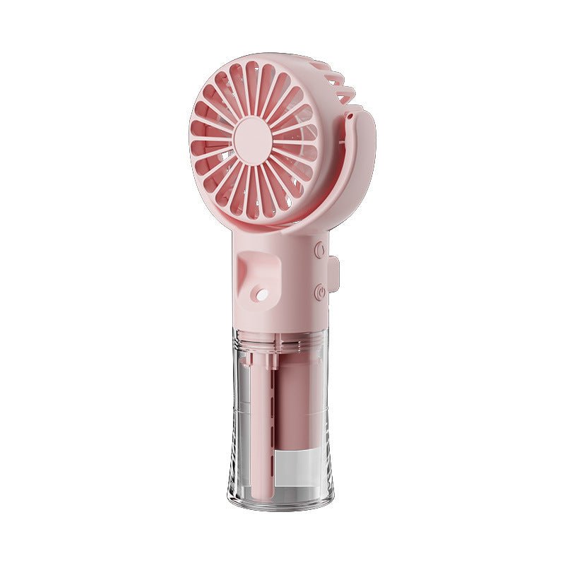 Portable Handheld Spray Fan 4-Speed Water Spray Mist Fan Summer Cooling Artifact USB Charging Summer Supplies Outdoor Mini Fan - pokema653df4de416b4401880f9518c0b8610a