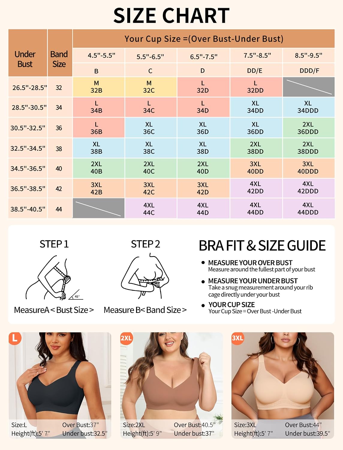 PoseFree Soutien-gorge Jelly pour femme sans couture - Soutien-gorge de soutien push-up confortable et doux - Couverture complète | No Underwire,Tshirt,Support&Lift,Push Up,Everyday,Breathable,Soft,Seamless,Bralettes,Back Smoothing,Older Women - pokemaPoseFree Soutien-gorge Jelly pour femme sans couture - Soutien-gorge de soutien push-up confortable et doux - Couverture complète | No Underwire,Tshirt,Support&Lift,Push Up,Everyday,Breathable,Soft,Seamless,Bralettes,Back Smoothing,Older Women