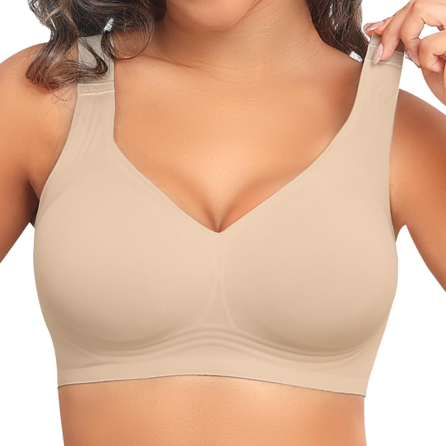 PoseFree Soutien-gorge Jelly pour femme sans couture - Soutien-gorge de soutien push-up confortable et doux - Couverture complète | No Underwire,Tshirt,Support&Lift,Push Up,Everyday,Breathable,Soft,Seamless,Bralettes,Back Smoothing,Older Women - pokemaPoseFree Soutien-gorge Jelly pour femme sans couture - Soutien-gorge de soutien push-up confortable et doux - Couverture complète | No Underwire,Tshirt,Support&Lift,Push Up,Everyday,Breathable,Soft,Seamless,Bralettes,Back Smoothing,Older Women