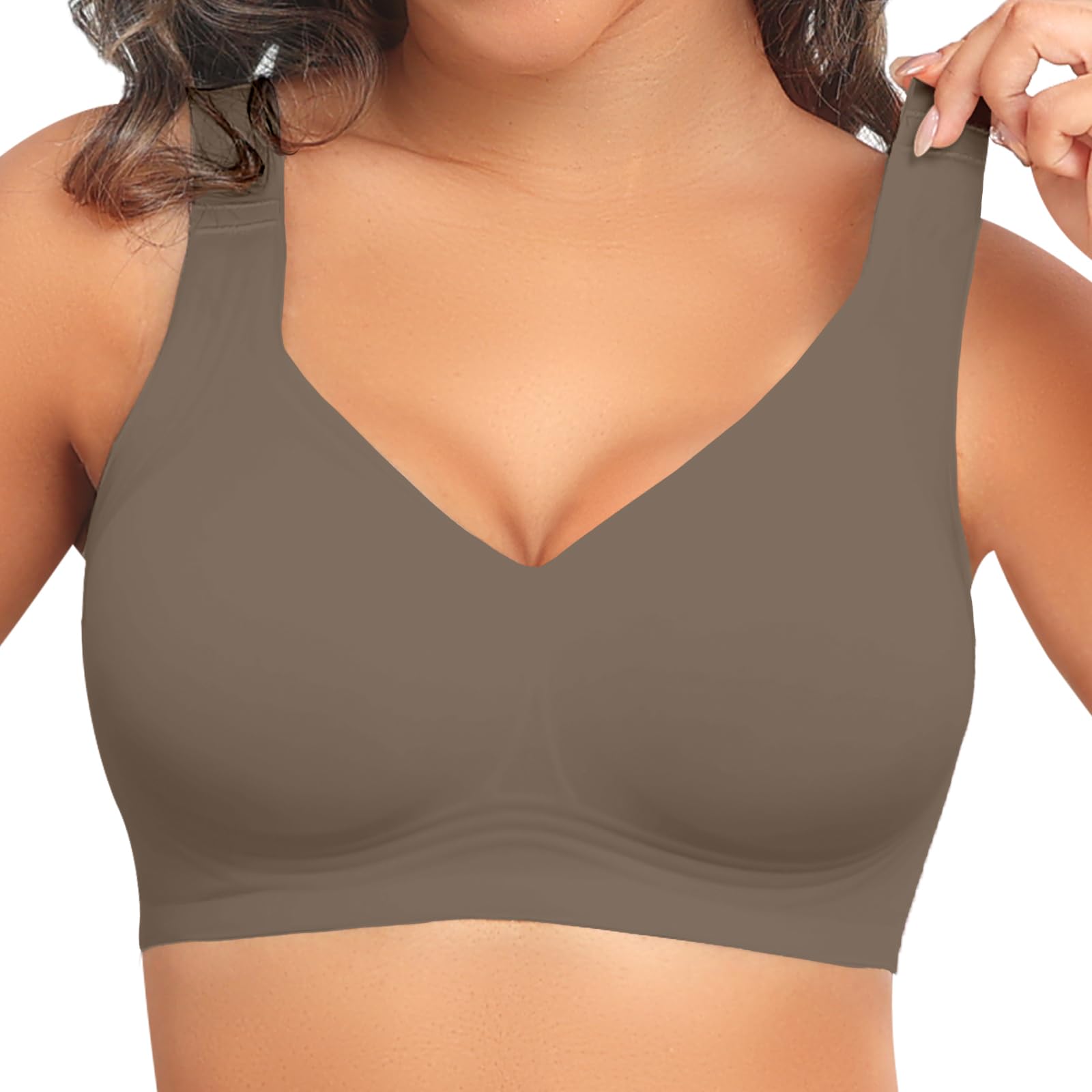 PoseFree Soutien-gorge Jelly pour femme sans couture - Soutien-gorge de soutien push-up confortable et doux - Couverture complète | No Underwire,Tshirt,Support&Lift,Push Up,Everyday,Breathable,Soft,Seamless,Bralettes,Back Smoothing,Older Women - pokemaPoseFree Soutien-gorge Jelly pour femme sans couture - Soutien-gorge de soutien push-up confortable et doux - Couverture complète | No Underwire,Tshirt,Support&Lift,Push Up,Everyday,Breathable,Soft,Seamless,Bralettes,Back Smoothing,Older Women