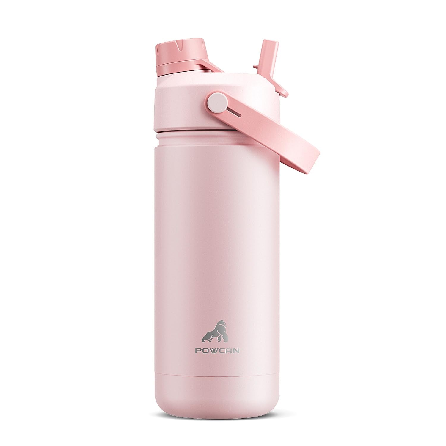 POWCAN 26 oz Insulated Water Bottle with 2-in-1 Straw and Spout Lid, Keep Cold 24H, Leak-Proof, Fits in Car Cup Holder, Stainless Steel Water Bottle for Sports, Travel, Gym, and School (Obsidian) - pokemaPOWCAN 26 oz Insulated Water Bottle with 2-in-1 Straw and Spout Lid, Keep Cold 24H, Leak-Proof, Fits in Car Cup Holder, Stainless Steel Water Bottle for Sports, Travel, Gym, and School (Obsidian)