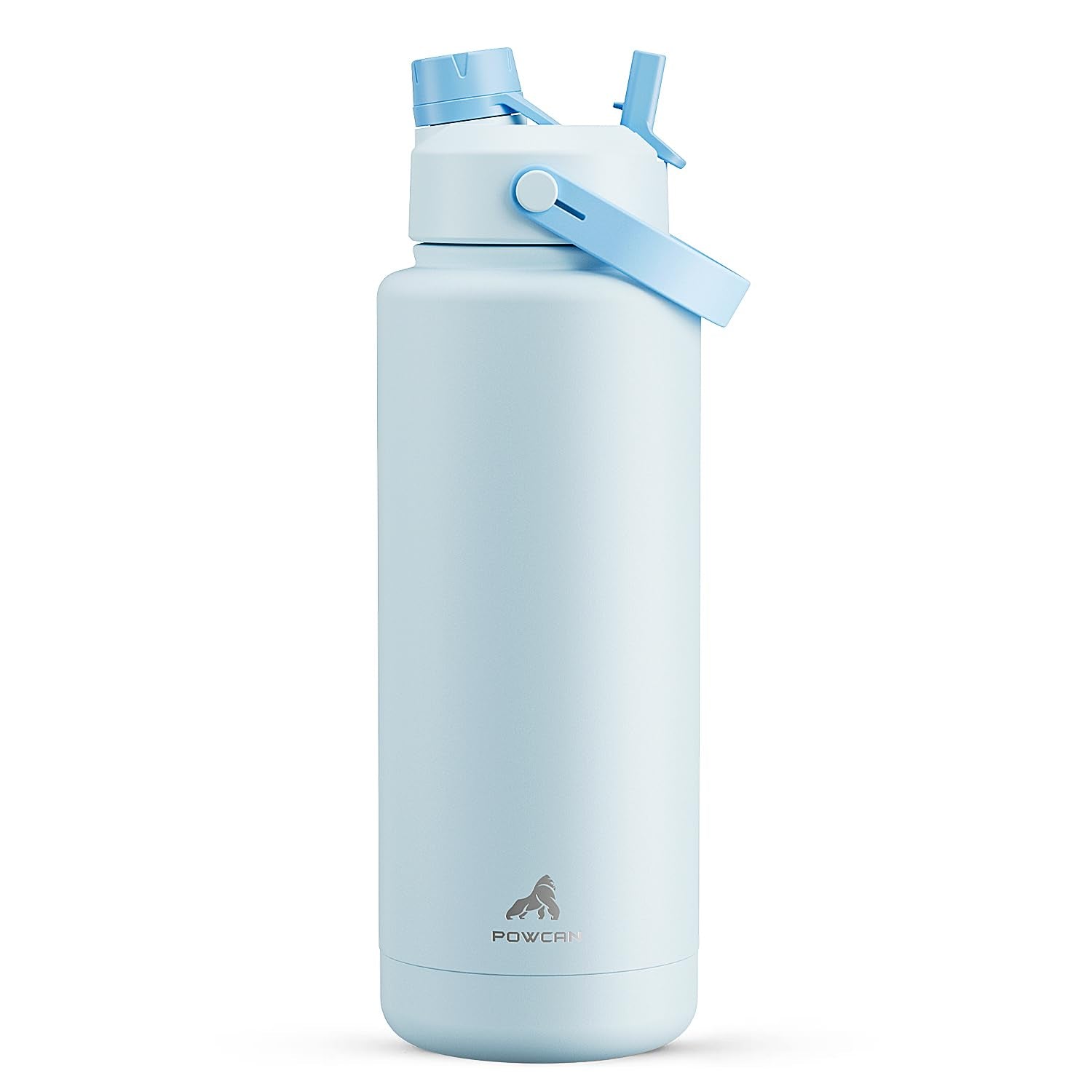 POWCAN 26 oz Insulated Water Bottle with 2-in-1 Straw and Spout Lid, Keep Cold 24H, Leak-Proof, Fits in Car Cup Holder, Stainless Steel Water Bottle for Sports, Travel, Gym, and School (Obsidian) - pokemaPOWCAN 26 oz Insulated Water Bottle with 2-in-1 Straw and Spout Lid, Keep Cold 24H, Leak-Proof, Fits in Car Cup Holder, Stainless Steel Water Bottle for Sports, Travel, Gym, and School (Obsidian)