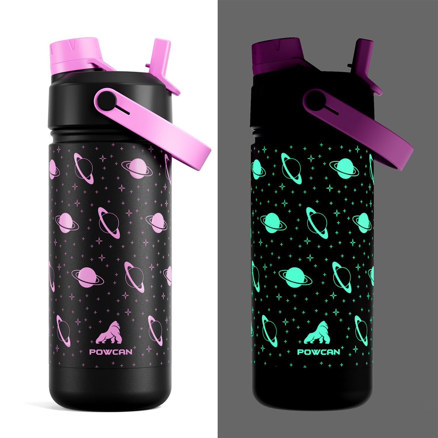 POWCAN 26 oz Insulated Water Bottle with 2-in-1 Straw and Spout Lid, Keep Cold 24H, Leak-Proof, Fits in Car Cup Holder, Stainless Steel Water Bottle for Sports, Travel, Gym, and School (Obsidian) - pokemaPOWCAN 26 oz Insulated Water Bottle with 2-in-1 Straw and Spout Lid, Keep Cold 24H, Leak-Proof, Fits in Car Cup Holder, Stainless Steel Water Bottle for Sports, Travel, Gym, and School (Obsidian)