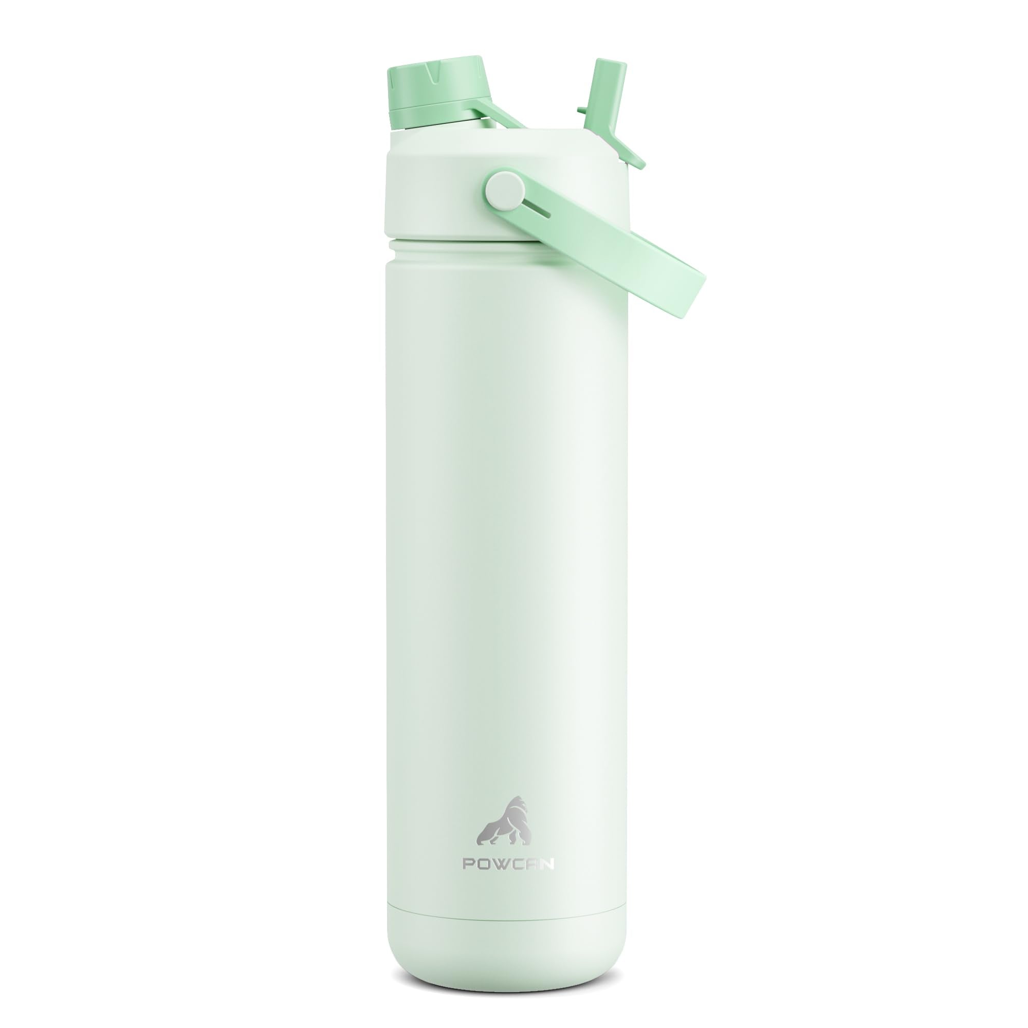 POWCAN 26 oz Insulated Water Bottle with 2-in-1 Straw and Spout Lid, Keep Cold 24H, Leak-Proof, Fits in Car Cup Holder, Stainless Steel Water Bottle for Sports, Travel, Gym, and School (Obsidian) - pokemaPOWCAN 26 oz Insulated Water Bottle with 2-in-1 Straw and Spout Lid, Keep Cold 24H, Leak-Proof, Fits in Car Cup Holder, Stainless Steel Water Bottle for Sports, Travel, Gym, and School (Obsidian)