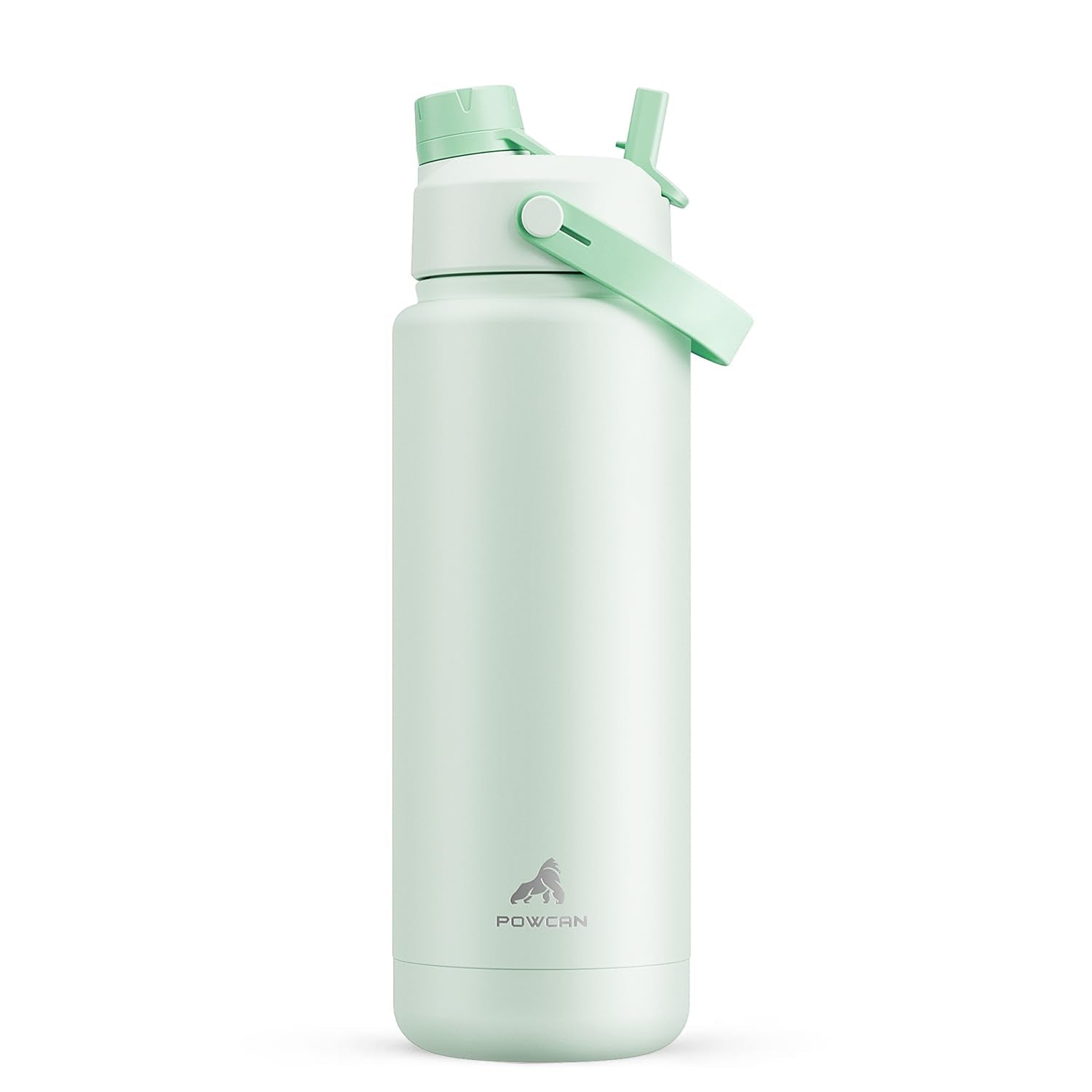 POWCAN 26 oz Insulated Water Bottle with 2-in-1 Straw and Spout Lid, Keep Cold 24H, Leak-Proof, Fits in Car Cup Holder, Stainless Steel Water Bottle for Sports, Travel, Gym, and School (Obsidian) - pokemaPOWCAN 26 oz Insulated Water Bottle with 2-in-1 Straw and Spout Lid, Keep Cold 24H, Leak-Proof, Fits in Car Cup Holder, Stainless Steel Water Bottle for Sports, Travel, Gym, and School (Obsidian)