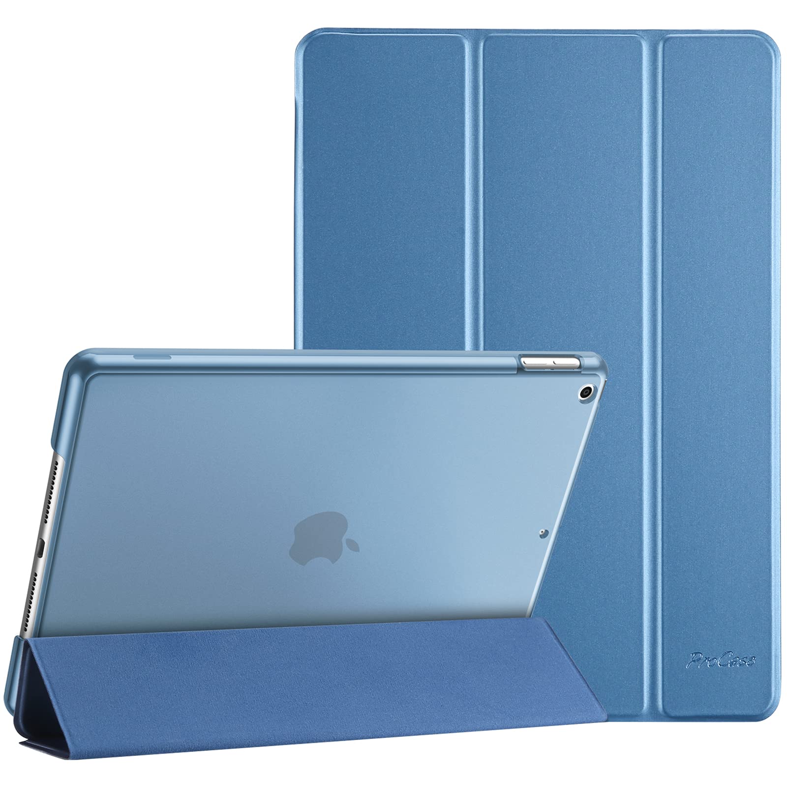 ProCase for iPad 10.2 Case iPad 9th/ iPad 8th/ iPad 7th Gen -Navy | Slim Hard Back Smart Cover for 10.2 Inch iPad 9th Generation 2021/ iPad 8th Gen 2020/ iPad 7th Gen 2019, Auto Sleep/Wake - pokemaProCase for iPad 10.2 Case iPad 9th/ iPad 8th/ iPad 7th Gen -Navy | Slim Hard Back Smart Cover for 10.2 Inch iPad 9th Generation 2021/ iPad 8th Gen 2020/ iPad 7th Gen 2019, Auto Sleep/Wake