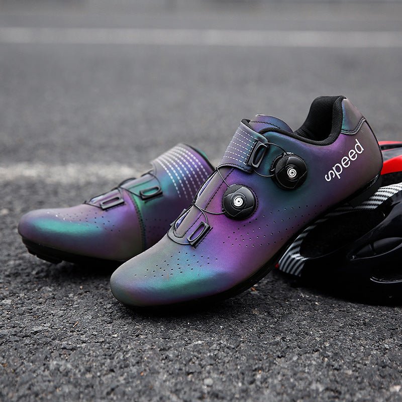 Professional Racing Road Bike Sneakers Colorful Light Breathable Self-locking Shoes - pokema74bcf82f7aeaa15d978cd18e7e242bdd