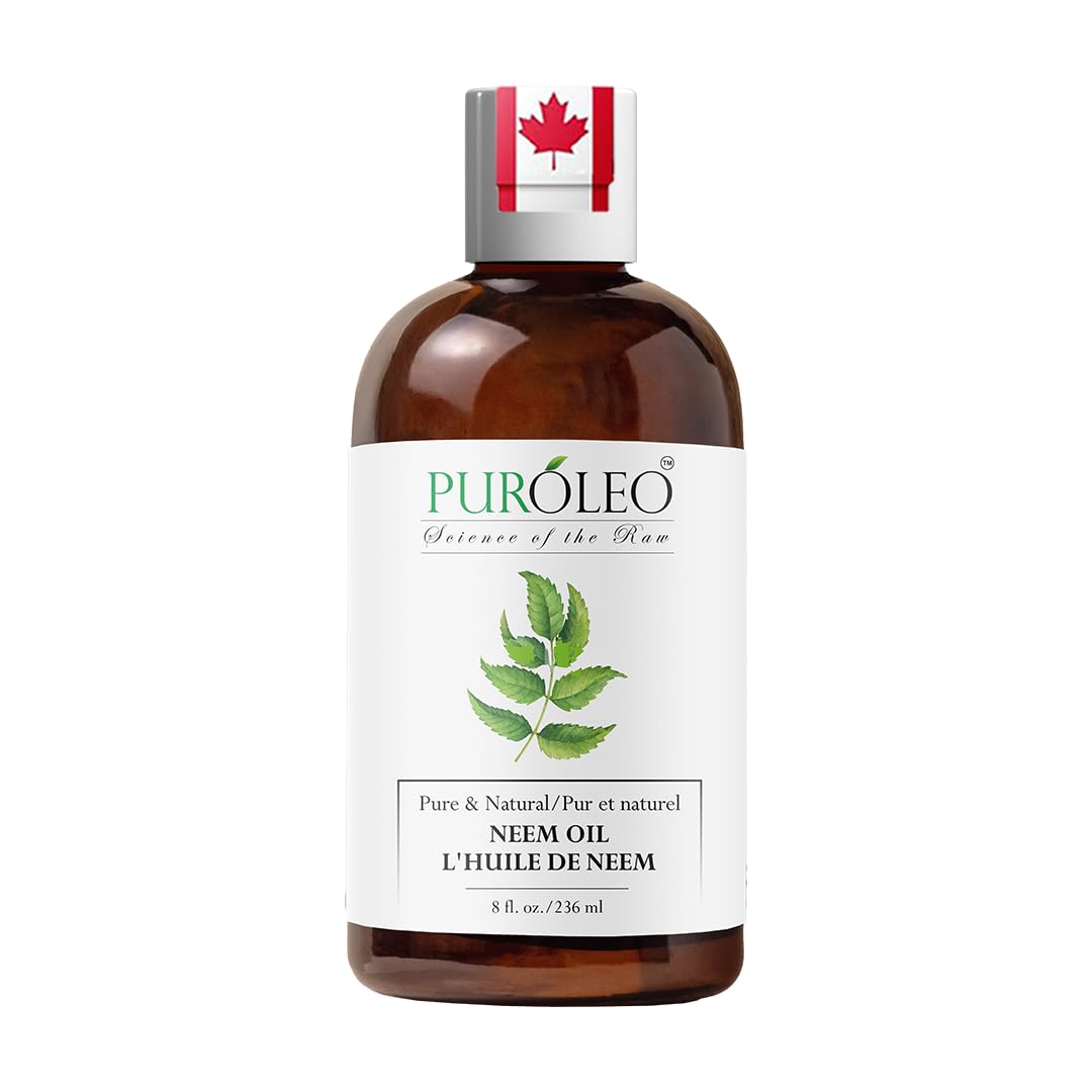 PUROLEO NEEM Oil 32 Fl Oz/946 ML (Packed In Canada) Pure and Natural Neem Oil for Multipurpose Use | Neem Oil extracted from NEEM Plante Chemical free Neem Oil Spray - pokemaPUROLEO NEEM Oil 32 Fl Oz/946 ML (Packed In Canada) Pure and Natural Neem Oil for Multipurpose Use | Neem Oil extracted from NEEM Plante Chemical free Neem Oil Spray