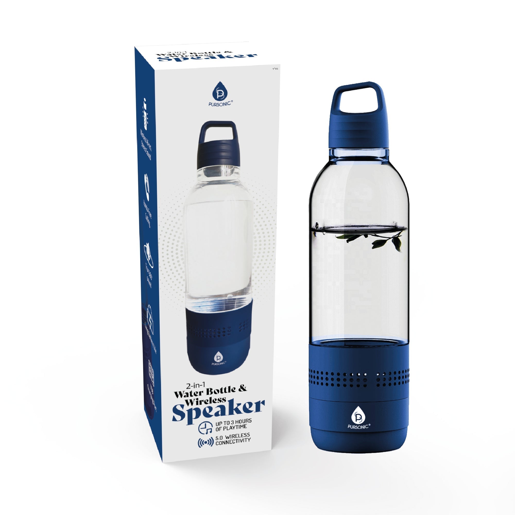 Pursonic 2-in-1 Water Bottle with Built-In Wireless Speaker - pokemaPursonic 2-in-1 Water Bottle with Built-In Wireless Speaker