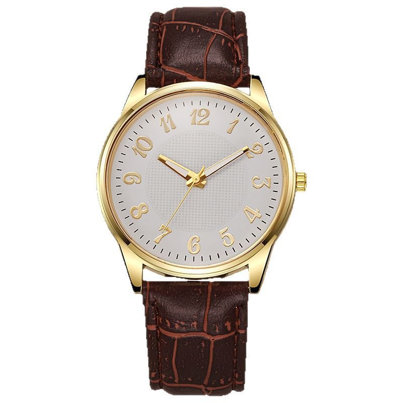 Quartz Mens Business-style Alloy Luminous Luxury Wristwatch With A Leather-band Feel - pokemac9b7e2b922431f59c53174bccd64f985