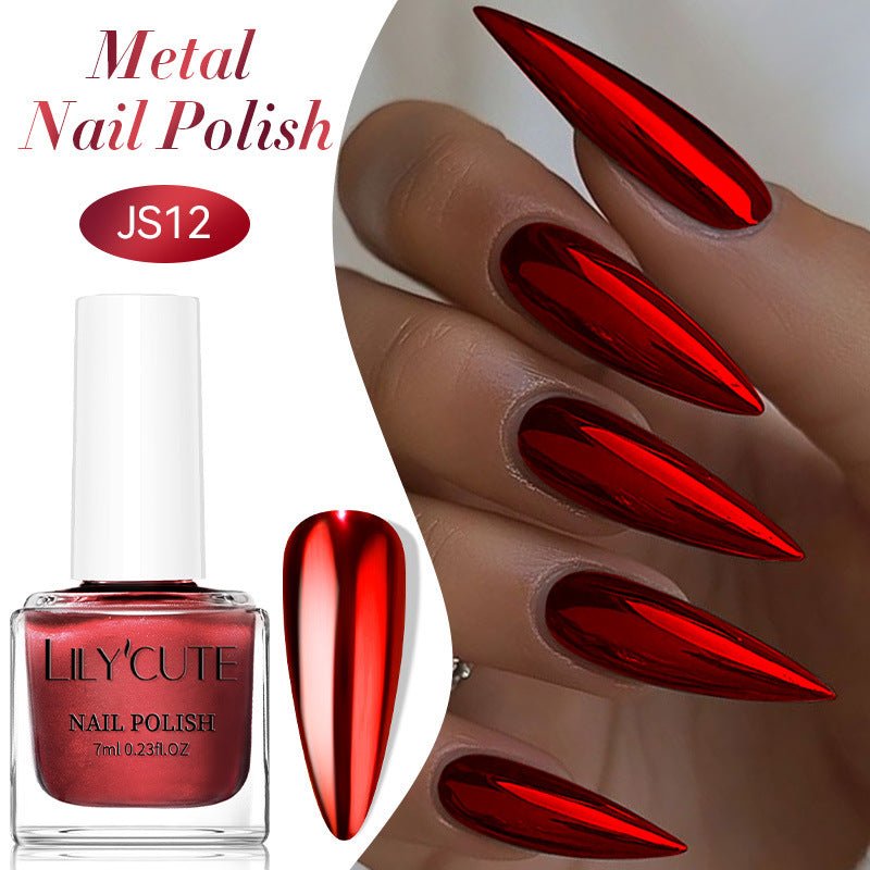 Quick-dry Metallic Mirror Nail Polish, No Baking Required - pokema61bbd0fb472d2f27d843a25c74915e0b