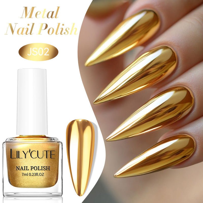 Quick-dry Metallic Mirror Nail Polish, No Baking Required - pokema732478cbe07dbed8886473df1f4cd4e7