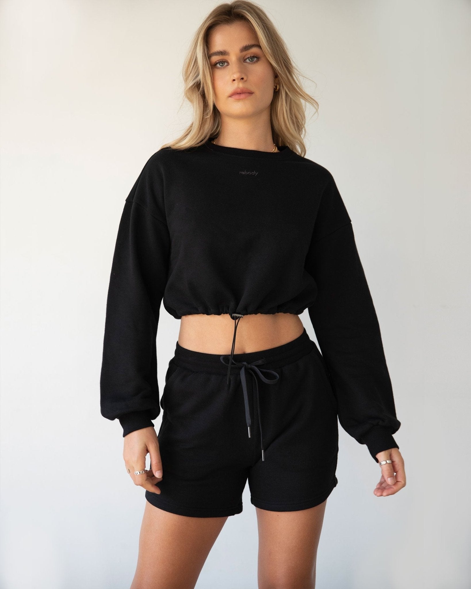 Rebody Puff Sleeve Crop Sweatshirt - pokemaRebody Puff Sleeve Crop Sweatshirt