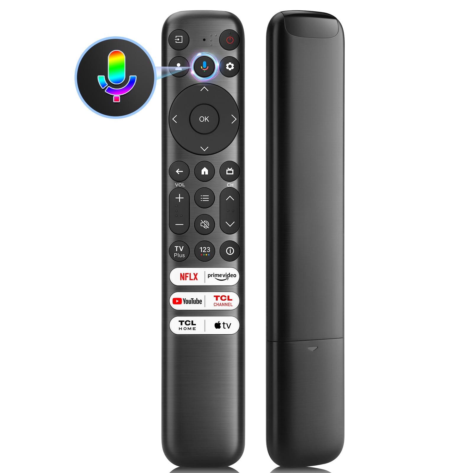 Replacement Remote for TCL Roku TV, Compatible with Hisense Insignia Sharp RCA Sanyo Westinghouse Onn Roku TV Remote, with Buttons for Netflix, YouTube, Dis+, Prime Video - pokemaReplacement Remote for TCL Roku TV, Compatible with Hisense Insignia Sharp RCA Sanyo Westinghouse Onn Roku TV Remote, with Buttons for Netflix, YouTube, Dis+, Prime Video