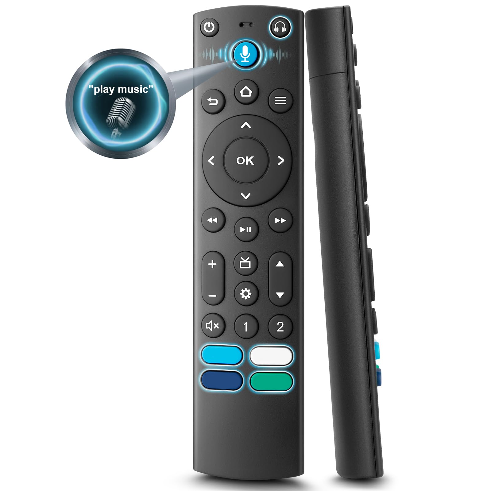 Replacement Remote for TCL Roku TV, Compatible with Hisense Insignia Sharp RCA Sanyo Westinghouse Onn Roku TV Remote, with Buttons for Netflix, YouTube, Dis+, Prime Video - pokemaReplacement Remote for TCL Roku TV, Compatible with Hisense Insignia Sharp RCA Sanyo Westinghouse Onn Roku TV Remote, with Buttons for Netflix, YouTube, Dis+, Prime Video