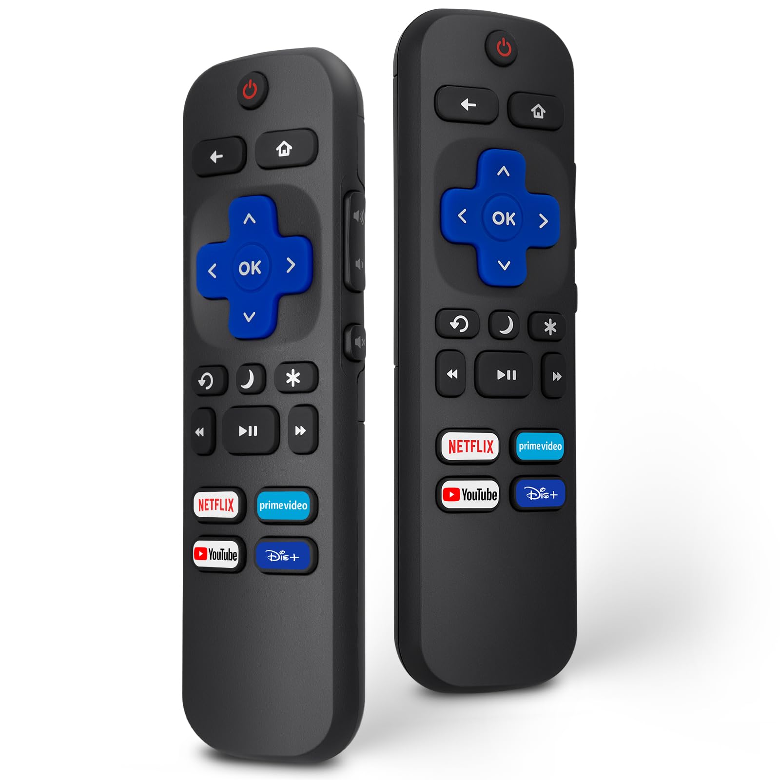 Replacement Remote for TCL Roku TV, Compatible with Hisense Insignia Sharp RCA Sanyo Westinghouse Onn Roku TV Remote, with Buttons for Netflix, YouTube, Dis+, Prime Video - pokemaReplacement Remote for TCL Roku TV, Compatible with Hisense Insignia Sharp RCA Sanyo Westinghouse Onn Roku TV Remote, with Buttons for Netflix, YouTube, Dis+, Prime Video