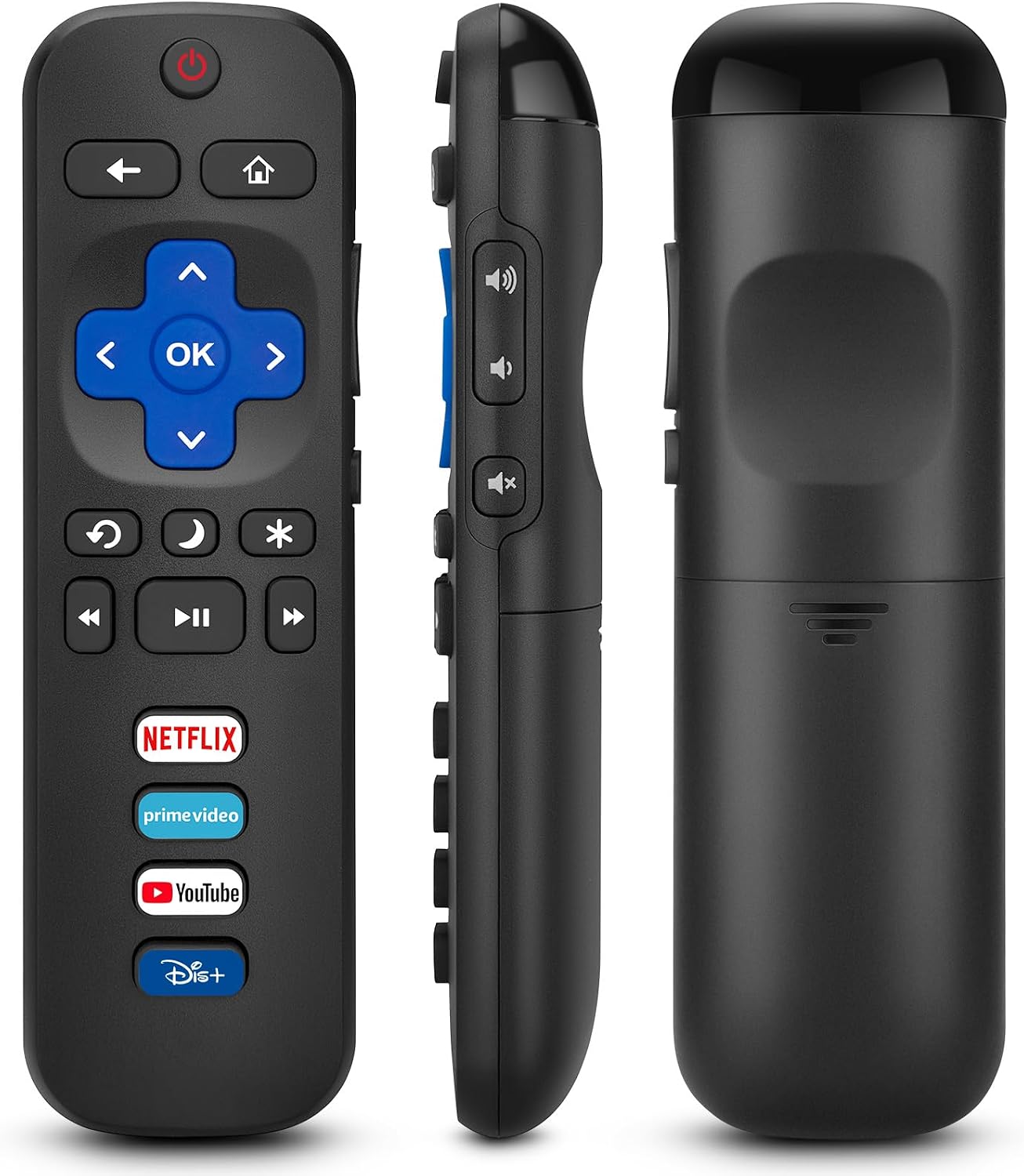 Replacement Remote for TCL Roku TV, Compatible with Hisense Insignia Sharp RCA Sanyo Westinghouse Onn Roku TV Remote, with Buttons for Netflix, YouTube, Dis+, Prime Video - pokemaReplacement Remote for TCL Roku TV, Compatible with Hisense Insignia Sharp RCA Sanyo Westinghouse Onn Roku TV Remote, with Buttons for Netflix, YouTube, Dis+, Prime Video