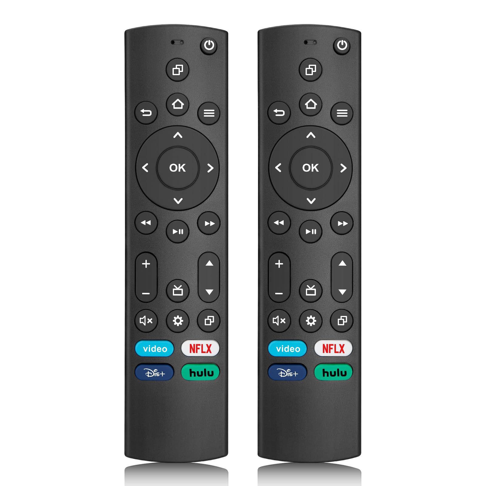 Replacement Remote for TCL Roku TV, Compatible with Hisense Insignia Sharp RCA Sanyo Westinghouse Onn Roku TV Remote, with Buttons for Netflix, YouTube, Dis+, Prime Video - pokemaReplacement Remote for TCL Roku TV, Compatible with Hisense Insignia Sharp RCA Sanyo Westinghouse Onn Roku TV Remote, with Buttons for Netflix, YouTube, Dis+, Prime Video