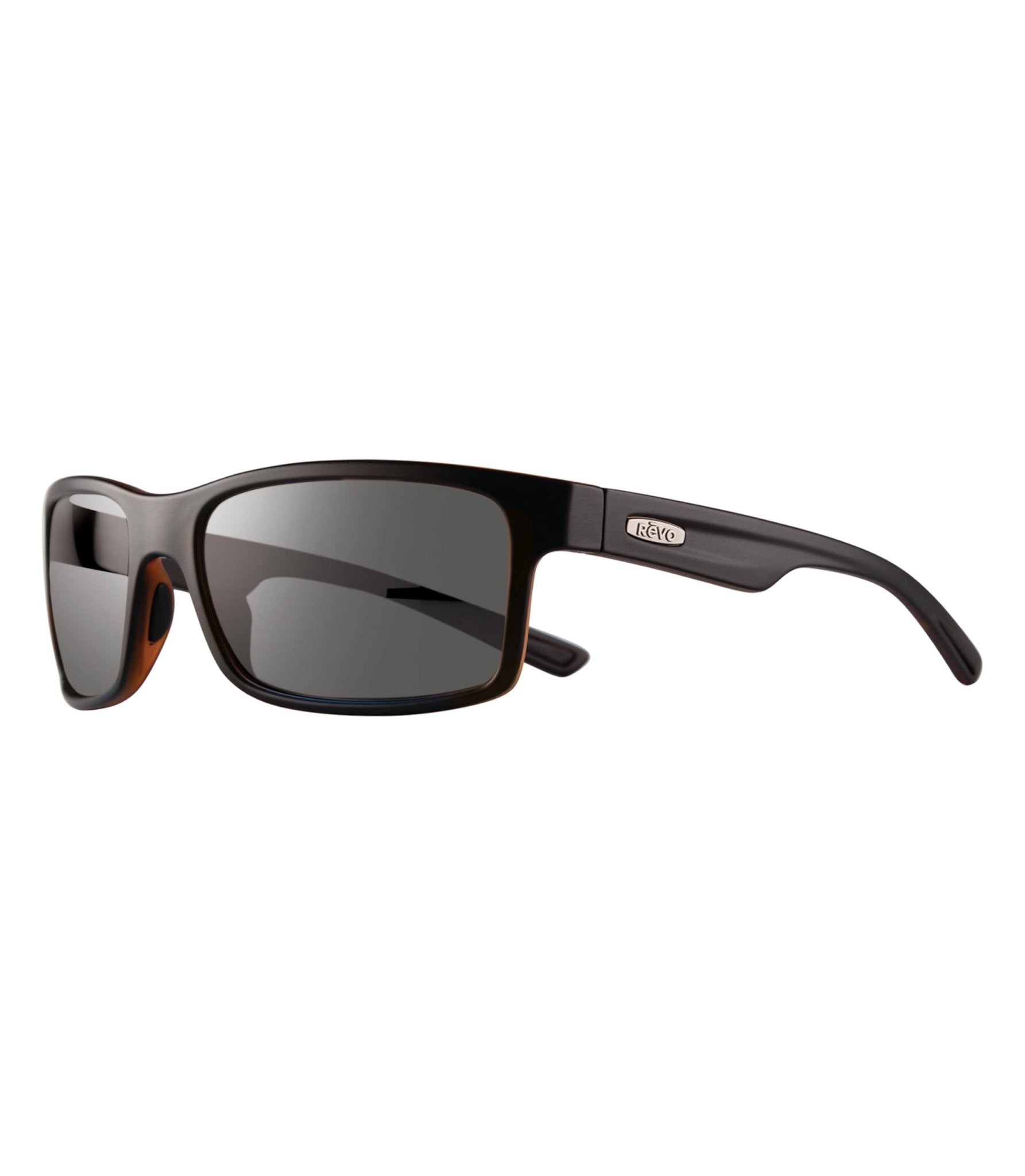 Revo Sunglasses Crawler: Polarized Performance Rectangle Sport Wrap Frame Matte Black Tortoise Frame with Graphite Lens - pokemaRevo Sunglasses Crawler: Polarized Performance Rectangle Sport Wrap Frame Matte Black Tortoise Frame with Graphite Lens