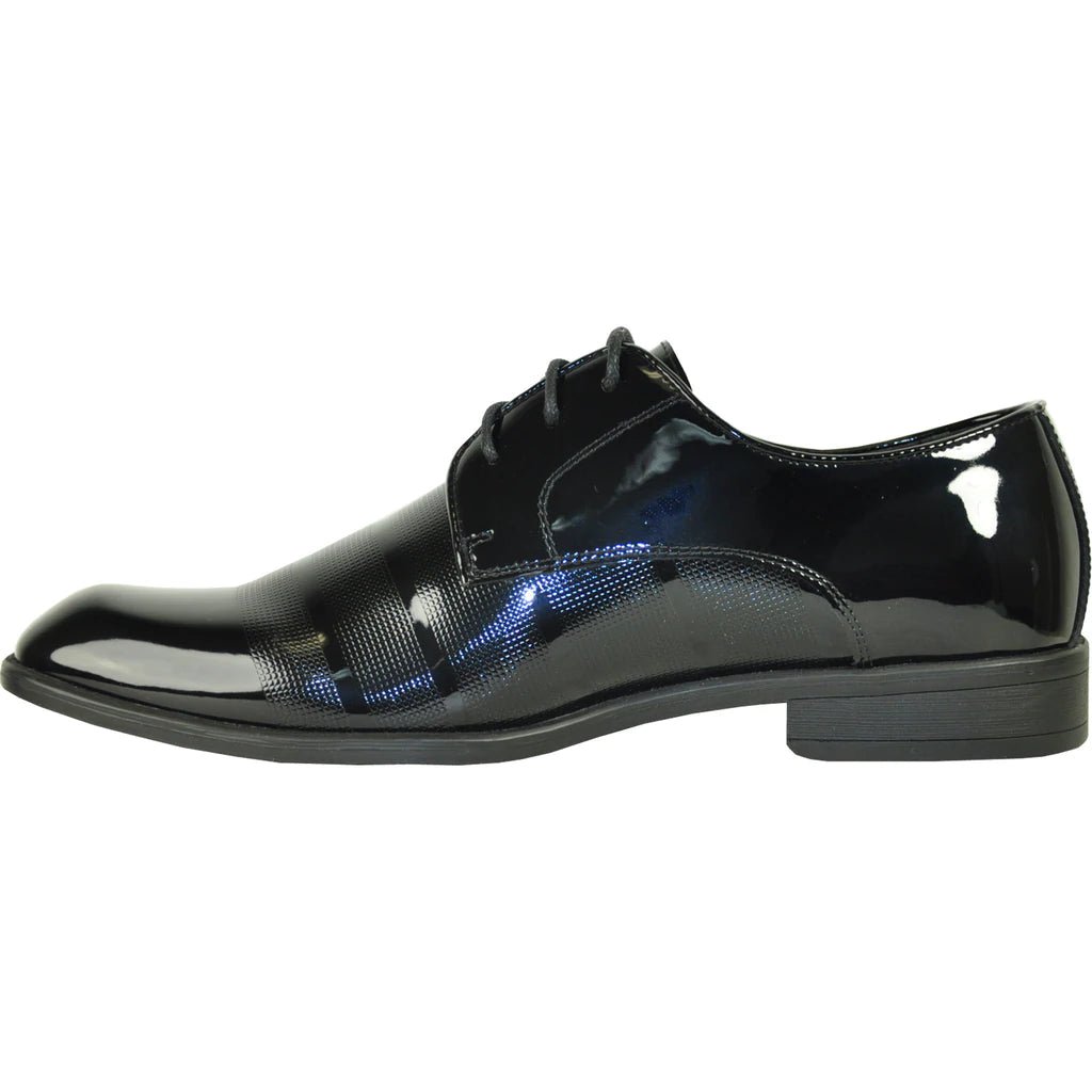 "Rockefeller" Black Vangelo Tuxedo Shoes - pokema"Rockefeller" Black Vangelo Tuxedo Shoes