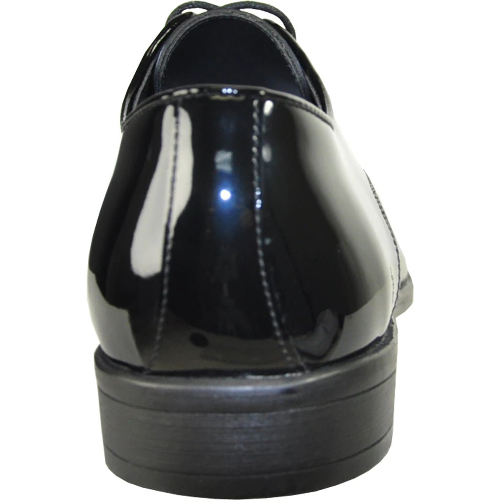 "Rockefeller" Black Vangelo Tuxedo Shoes - pokema"Rockefeller" Black Vangelo Tuxedo Shoes