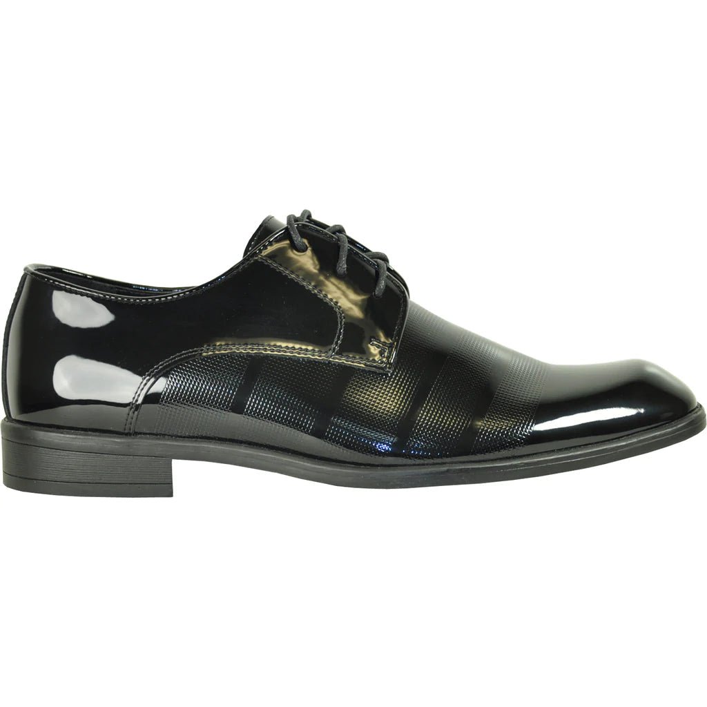 "Rockefeller" Black Vangelo Tuxedo Shoes - pokema"Rockefeller" Black Vangelo Tuxedo Shoes