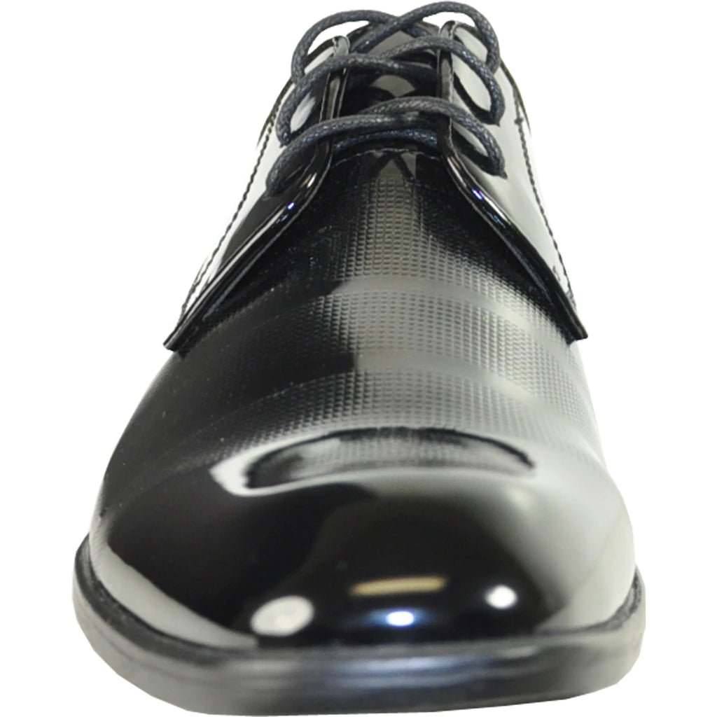 "Rockefeller" Black Vangelo Tuxedo Shoes - pokema"Rockefeller" Black Vangelo Tuxedo Shoes