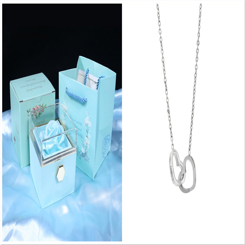 Rotating Soap Flower Rose Gift Box Creative Rotating Rose Jewelry Packaging Box Valentine's Day Gift For Women - pokema3615151c80ad252e01399564e3c02af8