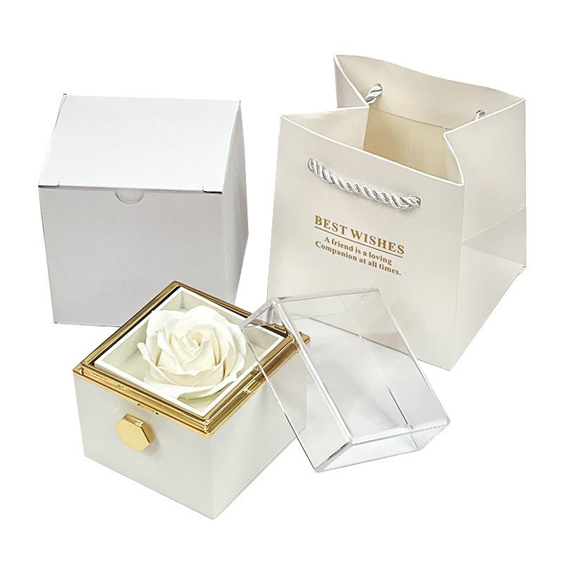 Rotating Soap Flower Rose Gift Box Creative Rotating Rose Jewelry Packaging Box Valentine's Day Gift For Women - pokemaca2565a3d5e5cbb5683219dc2c0ba480