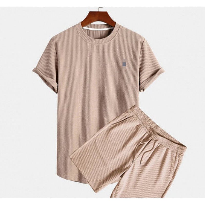 Round Neck Men's Short Sleeve Sports Fashion Loose Two-piece Suit - pokemaf11b606b1d1683ce29aa11b3409a7e43