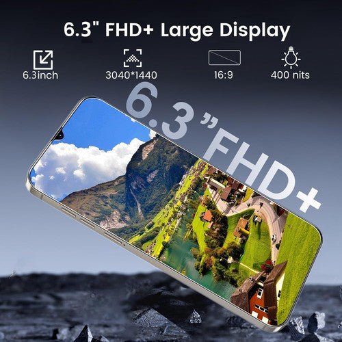 S24 Unlocked Phone Smartphone 4inch 128GB Android14.0 6.8inch 6800mAh 5G - pokema30051174dc351cec152aee4095ba0bd0