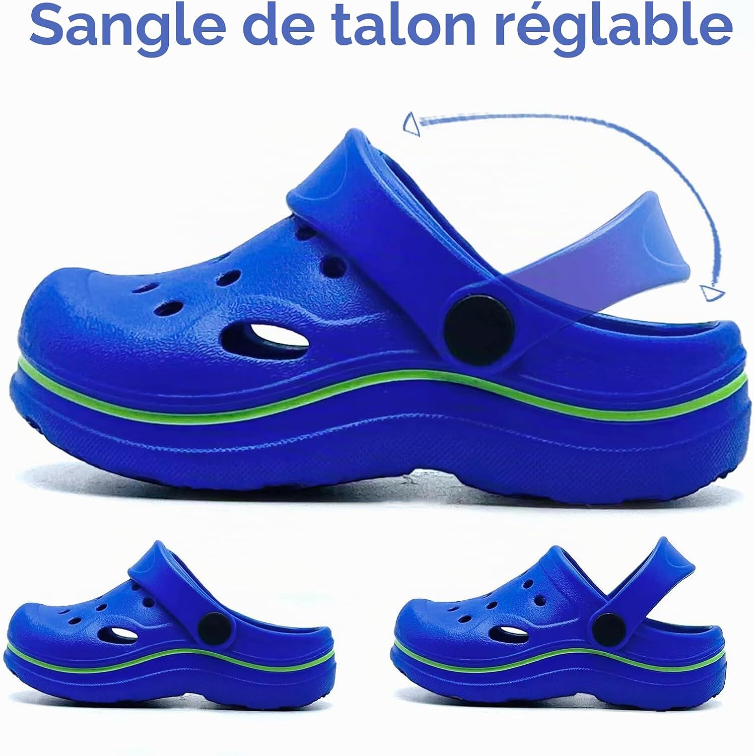 Sabots pour tout-petits garçons et filles - Chaussures de jardin à enfiler pour enfants - Sandales d’eau pour la plage et la piscine - pokemaSabots pour tout-petits garçons et filles - Chaussures de jardin à enfiler pour enfants - Sandales d’eau pour la plage et la piscine