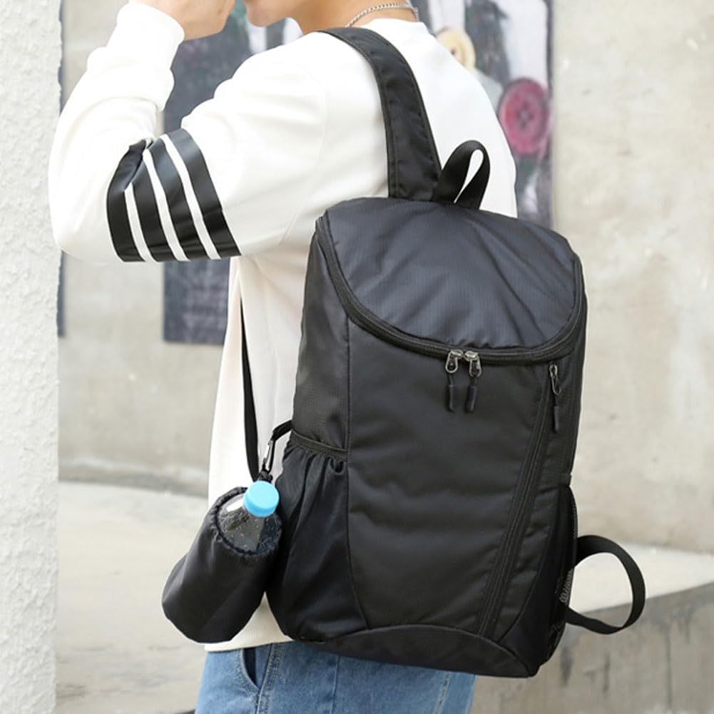 Sac à dos pliable léger compact pour l'extérieur - Sac de jour portable solide pour le sport de plein air - Idéal pour la randonnée - pokemaSac à dos pliable léger compact pour l'extérieur - Sac de jour portable solide pour le sport de plein air - Idéal pour la randonnée