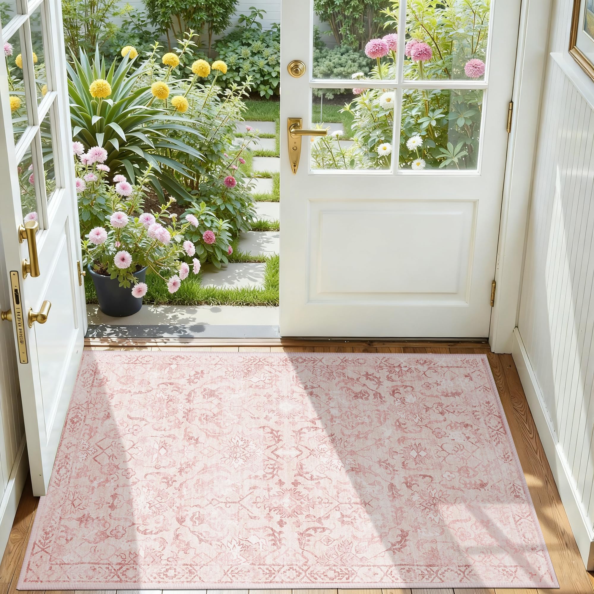 Sage Neutral Large Area Rug 9x12 for Living Room, Washable Rug for Dining Room Bedroom, Anti-Slip Low-Pile and Soft Accent Rug Farmhouse Office Home Decor Light Green - pokemaSage Neutral Large Area Rug 9x12 for Living Room, Washable Rug for Dining Room Bedroom, Anti-Slip Low-Pile and Soft Accent Rug Farmhouse Office Home Decor Light Green