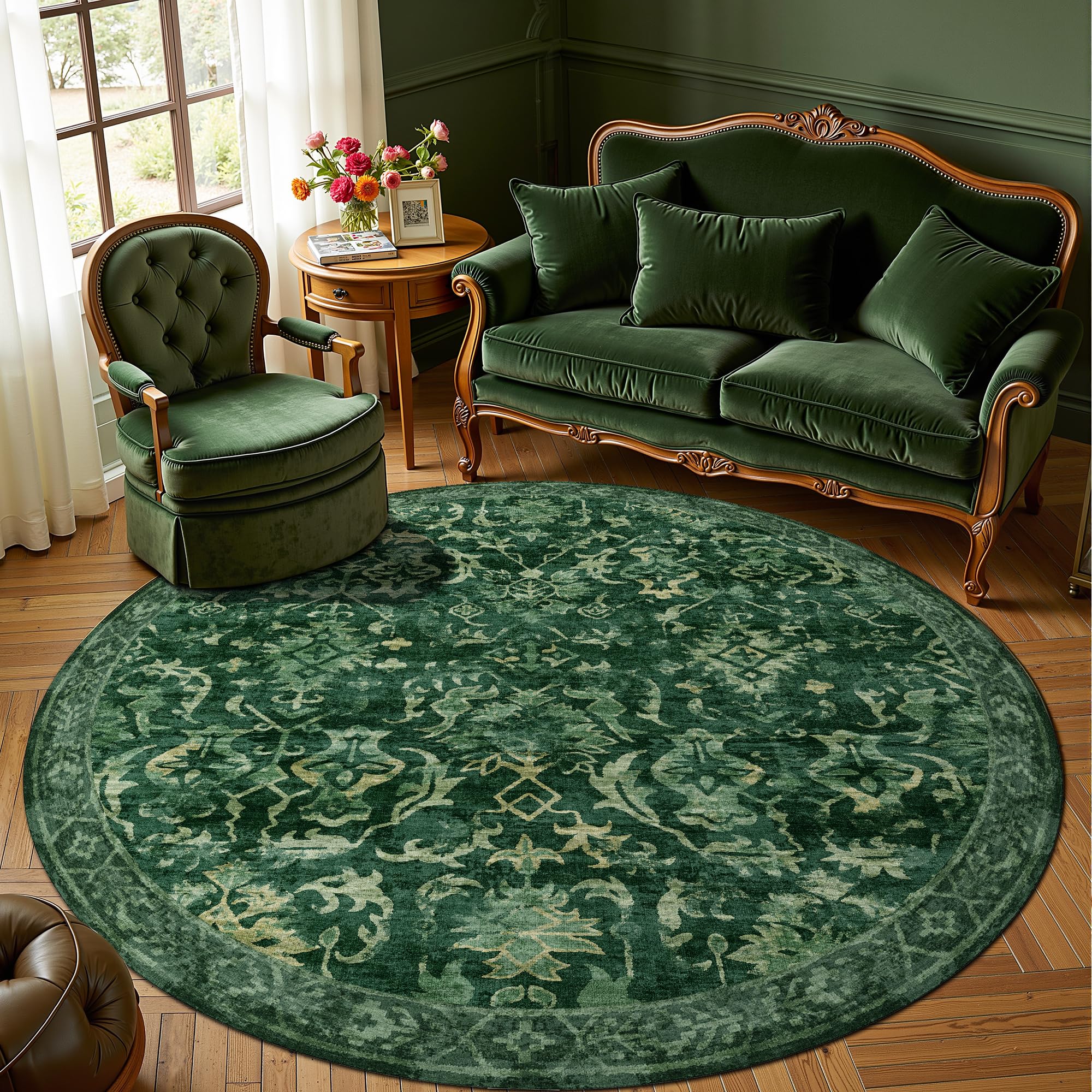Sage Neutral Large Area Rug 9x12 for Living Room, Washable Rug for Dining Room Bedroom, Anti-Slip Low-Pile and Soft Accent Rug Farmhouse Office Home Decor Light Green - pokemaSage Neutral Large Area Rug 9x12 for Living Room, Washable Rug for Dining Room Bedroom, Anti-Slip Low-Pile and Soft Accent Rug Farmhouse Office Home Decor Light Green