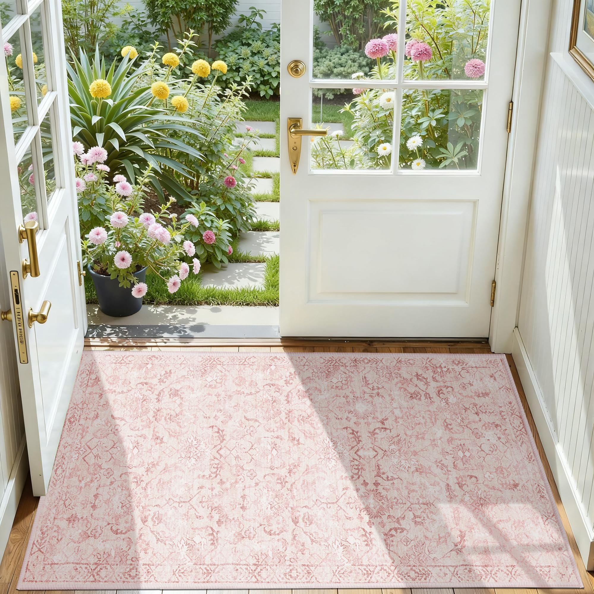 Sage Neutral Large Area Rug 9x12 for Living Room, Washable Rug for Dining Room Bedroom, Anti-Slip Low-Pile and Soft Accent Rug Farmhouse Office Home Decor Light Green - pokemaSage Neutral Large Area Rug 9x12 for Living Room, Washable Rug for Dining Room Bedroom, Anti-Slip Low-Pile and Soft Accent Rug Farmhouse Office Home Decor Light Green