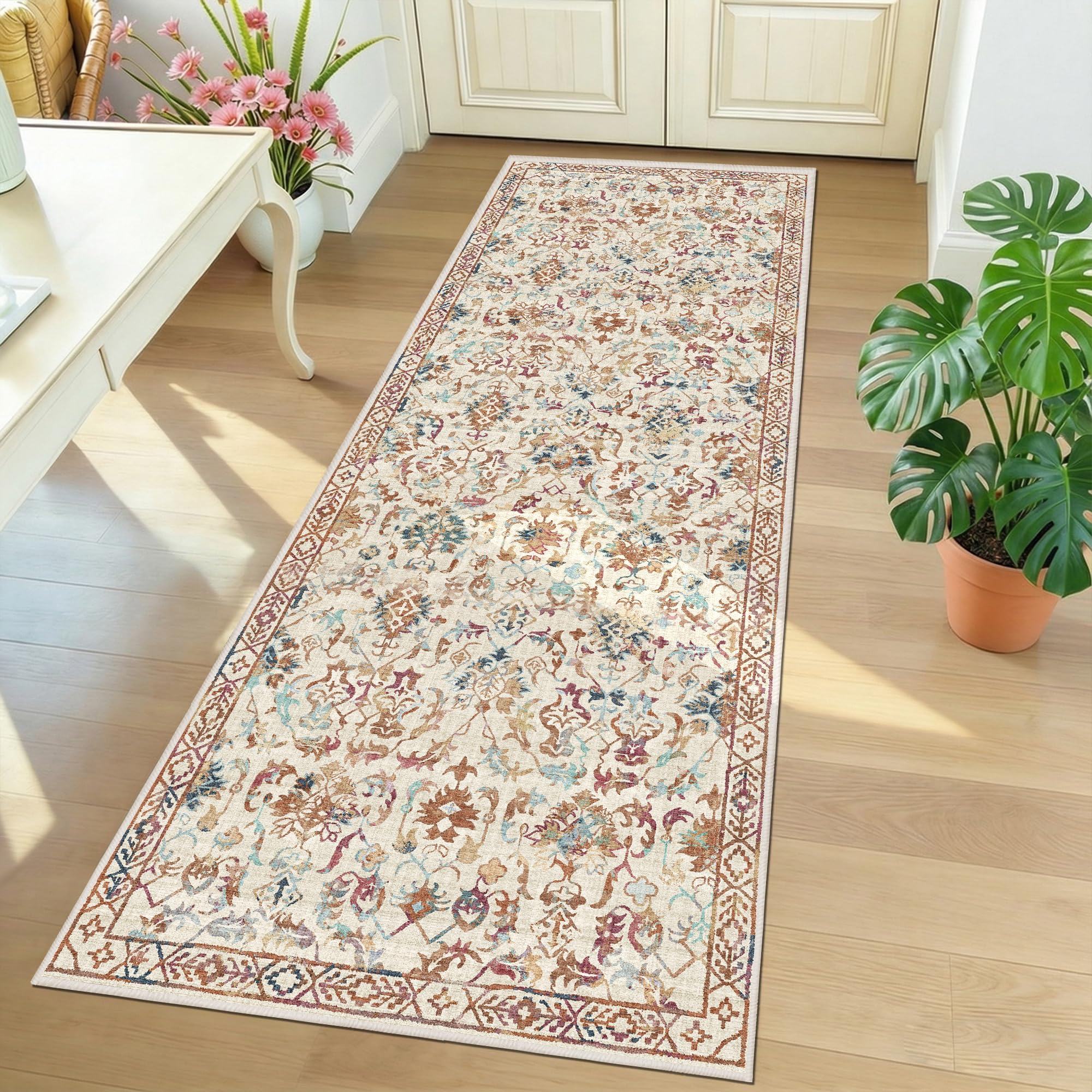 Sage Neutral Large Area Rug 9x12 for Living Room, Washable Rug for Dining Room Bedroom, Anti-Slip Low-Pile and Soft Accent Rug Farmhouse Office Home Decor Light Green - pokemaSage Neutral Large Area Rug 9x12 for Living Room, Washable Rug for Dining Room Bedroom, Anti-Slip Low-Pile and Soft Accent Rug Farmhouse Office Home Decor Light Green