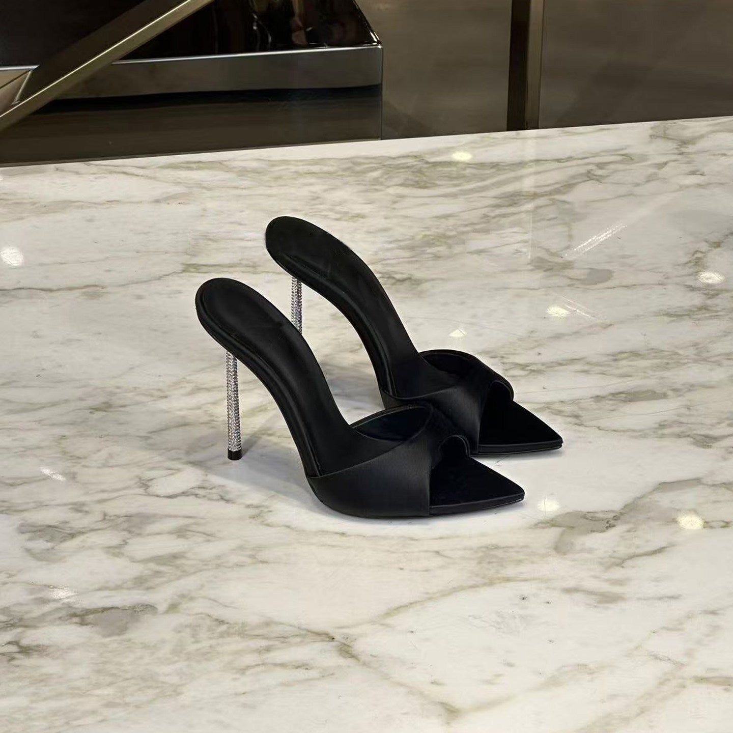 Sexy Stiletto-heel Pointed-toe Sandals - pokemab37d17e96f58d54c30d20db29869a27e