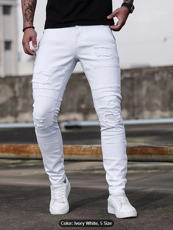 Shanxi Stretchy Slim Straight Pants - pokema70f7fe515424603c28b4c6321ec02e8a