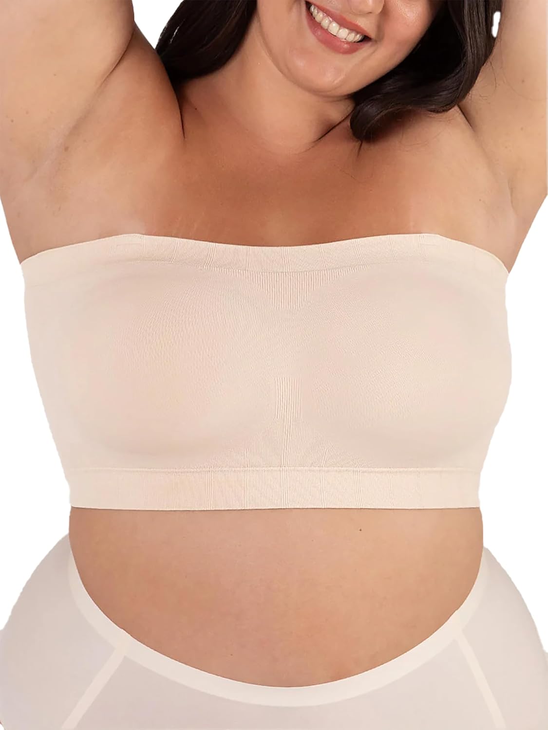 SHAPERMINT Soutien-gorge convertible sans bretelles pour femme - Soutien-gorge bandeau sans bretelles, haut bandeau, soutien-gorge sans armatures - pokemaSHAPERMINT Soutien-gorge convertible sans bretelles pour femme - Soutien-gorge bandeau sans bretelles, haut bandeau, soutien-gorge sans armatures