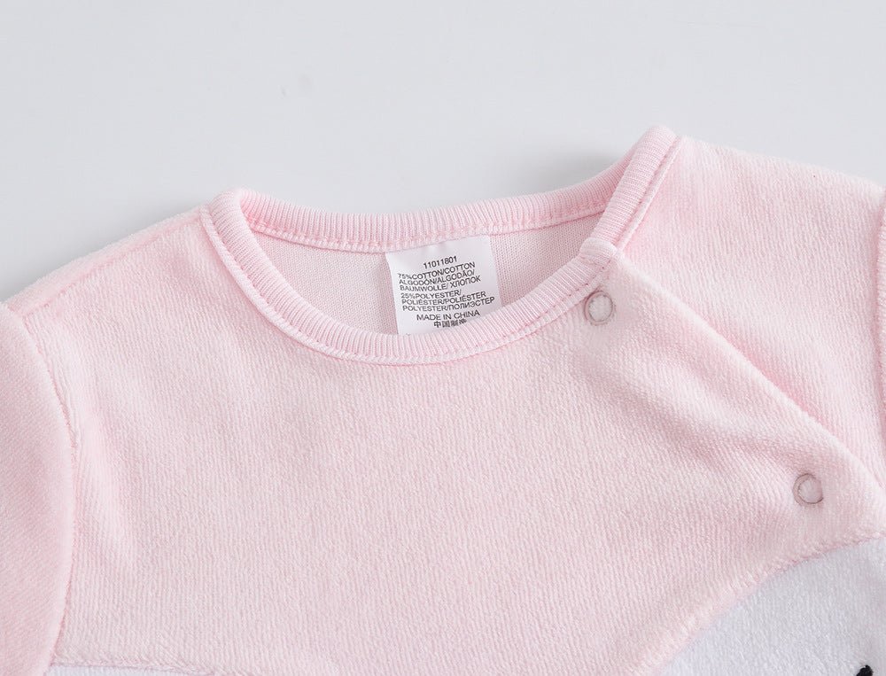 Shearing flannel long-sleeved baby clothes - pokema4cdbd135db98731600ce22288ab3d4e2
